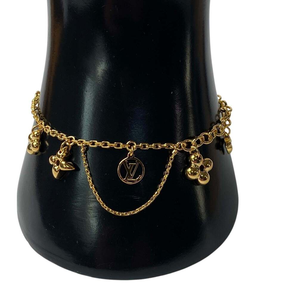 LOUIS VUITTON Gold Charm Bracelet - Picture 1 of 16